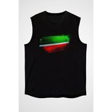Darkhane Tataristan - Tatarstan Siyah Unisex Kolsuz Tişört Kesik Kol T-Shirt - 001-Siyah