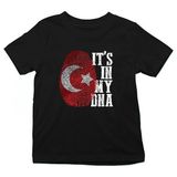 Darkhane Türkiye Siyah Unisex Çocuk Tişört T-Shirt - 001-Siyah - 9 - 10 Yaş