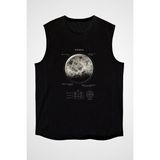 Darkhane Venüs Fiziksel Özellikleri Siyah Unisex Kolsuz Tişört Kesik Kol T-Shirt - 001-Siyah - XL
