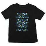Darkhane Yaban Mersini Siyah Unisex Çocuk Tişört T-Shirt - 001-Siyah - 9 - 10 Yaş