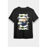 Darkhane Yaban Mersini Siyah Unisex Tişört T-Shirt - 001-Siyah - XL