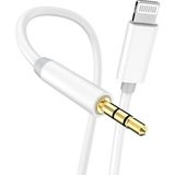 Darkom Iphone Lightning 3.5 Aux Kablo Dönüştürücü - Beyaz
