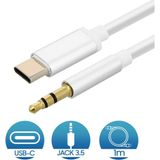 Darkom Type-C To Aux Çevirici 3.5mm Kablo Dönüştürücü Tüm Cihazlara Uyumlu