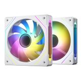 DARKROCK R120-2'li Paket 120 mm Ters Montajlı Sonsuz Ayna Tasarımlı PC Fanı, Adreslenebilir RGB Efekti, PWM Akıllı Kontrol ve Kararlı Çalışma için Hidrolik Rulman - Beyaz