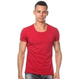 Darkzone 8506 Bordo Bisiklet Yaka Basic Erkek T-shirt