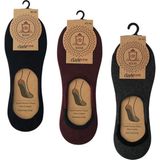 Darkzone Babet Çorap 40-44 - 40 - 44 - Siyah - Bordo