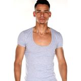 Darkzone DZN8703 Bisiklet Yaka Gri Erkek T-Shirt
