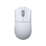 Darmoshark M3micro Kablosuz Oyun Faresi, Üç Modlu 2.4G/USB-C/Bluetooth Fare 26000DPI kadar, PAW3395 optik sensör Hafif 43g, 8 programlanabilir düğme 300MAh Pil Ömrü, PC için Bilgisayar Faresi, Mac-W