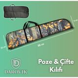 Darovik Poze Çifte Tüfek Kılıfı 85 cm Kamuflaj Desenli