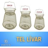 Darovik Tel Livar Balık Sepeti Balıkçı Livarı Orta Boy