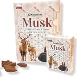 Darshan Geri Akışlı Şelale Backflow Tütsü - 1 Paket - 10 Adet - 24 Farklı Koku - Musk