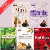 Darshan Geri Akışlı (Şelale) Tütsü Konileri - 5'li Mega Set (Musk, Vanilla, Rain Forest, Palo Santo, Red Rose)