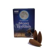 Darshan HD Moon Dreams - Ay Rüyaları - Meditasyon/Perfumed Meditation Özel Aromalı Special Collection Geri Akış Normal Boy Backflow HD Meditation Özel Aromalı Cones Konik Tütsü Paket 10 Adet