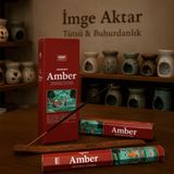 Darshan Incense Amber 20'li Çubuk Tütsü - 1 Adet