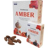 Darshan Incense Darshan International Amber Geri Akışlı Tütsü Doğal İçerik ile Meditasyon Uyumlu 10 Adet