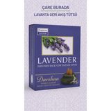 Darshan Incense - Lavanta Geri Akış Tütsü (10 Adet Geri Akış Tütsü) - Gri - Siyah - renk