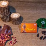 Darshan International Chandan Konik Tütsü 10 Adet - Renkli
