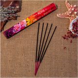 Darshan International Rose(Gül) Hexa 20'li Çubuk Tütsü (1 Saate Kadar Yanma Süresi) - 1 Adet