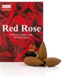 Darshan Red Rose Geri Akış Tütsü - Şelale Tütsü - Çok Renkli