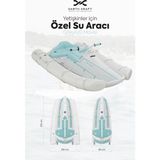 Darth Craft E-210 Katlanabilir Elektrikli Şişme Bot / Su Aracı - Çift Kişilik, Karavan Uyumlu - Turkuaz