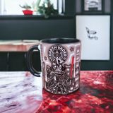 Darth Vader Kaliteli Porselen Star Wars Tasarım Kupa Bardakk - Siyah - 330 ml