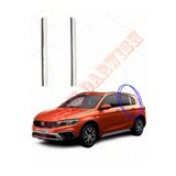 darwish Fiat Egea Cross Uyumlu Krom Cam Kelebek 2 Parça Krom Paslanmaz Çelik