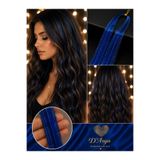 Darya D’Arya Saks Mavisi Koyu Mavi Işıltılı Tinsel Saç Simi – Royal Blue Hair Tinsel DD236