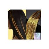 Darya Dd224 Işıltılı Hair Tinsel Saç Simi Uzatma Altın Sarısı Ht 19