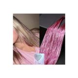 Darya Dd283 Işıltılı Hair Tinsel Saç Simi Uzatma Açık Pembe Ht10