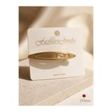 Darya DD295 Pinterest Gold Altın renkli Minimal Metal Toka Kore Beauty
