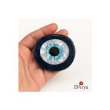 Darya Dd473 Lacivert Nazar Boncuğu Saç Mandal Toka (6 Cm)