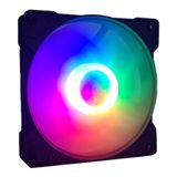Daryun 12CM Kasa Içi Uyumlu Rainbow LED Fanlı Molex 4 Pin Soket Fan - 120MM