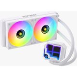 Daryun Buzz-v1 240mm Argb Fanlı Yüksek Performanslı Beyaz Renk İşlemci Soğutucusu Amd/intel Uyumlu