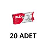Das 20 Adet Hava Ile Kuruyan Seramik Kil Hamuru Doğal 500 Gr Beyaz