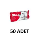Das 50 Adet Hava Ile Kuruyan Seramik Kil Hamuru Doğal 500 Gr Beyaz