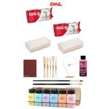 Das Beyaz Seramik Kili 2x500gr Artdeco Akrilik Boya 6x75 Pastel Renkler