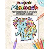 Das große Malbuch - Tiere ausmalen & entdecken für kreative Kinder ab 3 Jahren: Fördert spielerisch Konzentration, Kreativität und Feinmotorik - Zum ... von Tieren in ihrem natürlichen Lebensraum