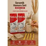 Das Seramik Hamuru Kil Çamuru Oyun Hamuru Seti 2x 250 gr , 500 gr