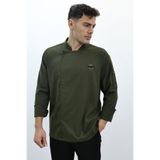 Das Uniform Uzun Kollu Şef Ceket Aşçı Kıyafeti Chef Aşçı Forması
