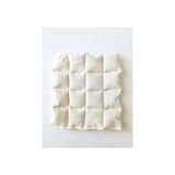 Das Yün Yıkanmamış Koyun Yünü Dolgulu Bebek Sırt-Karın-Göğüs Bezi (20CM*23CM 0-1 Yaş Arası) - Krem