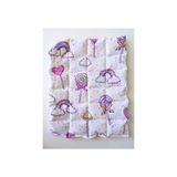 Das Yün Yıkanmamış Koyun Yünü Dolgulu Şeker Bebek Sırt-Karın-Göğüs Bezi (28CM*34CM 3-6 Yaş Arası) - Pembe