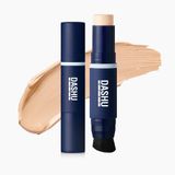 Dashu Fırça Başlıklı Stick Fondöten Mens Multi Cover Stick Foundation 02 Light Beige SPF50+ PA++++, 111665
