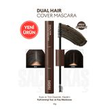 Dashu Suya ve Tere Dayanıklı, Kapatıcı Kahve Saç-Kaş Maskarası Daily Dual Hair Cover Mascara [Brown]