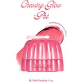 Dasique Esnek Jel Dokulu, Nemlendirici, Parlak Bitişli Ruj & Allık Chewing Glow Pot 12 Pink Fondue