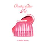 Dasique Esnek Jel Dokulu, Nemlendirici, Parlak Bitişli Ruj & Allık Dasıque Chewing Glow Pot 13 Fuchsia Jelly