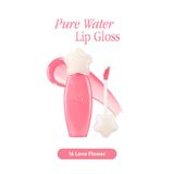 dasique Nemlendirici ve Besleyici, Dudak Parlatıcısı Pure Water Lip Gloss (16 Love Flower)