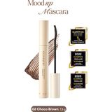 Dasique Uzatma&Kıvırma Etkili, Suya Dayanıklı Maskara Mood Up Mascara Long & Curl (02 Brown) - Kahverengi