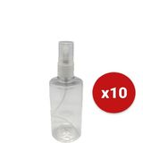 Dasqua 100 ml Kolonya ve Dezenfektan Için Boş Pet Şişe + Sprey