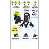 DAT Solar Güneş Enerjili Aydınlatma Sistemi Kamp Lambası 3 Adet Lambalı