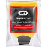 Dat35 Izmirglove Sarı Mikrofiber Oto Yıkama ve Araç Pasta Cila Eldiveni Araba Temizlik Bezi